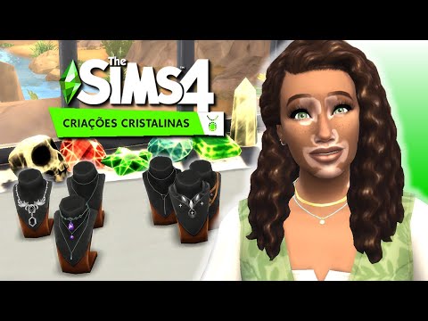 Criações Cristalinas | The Sims 4 | Produção de Colares para a loja de joias - EP 8
