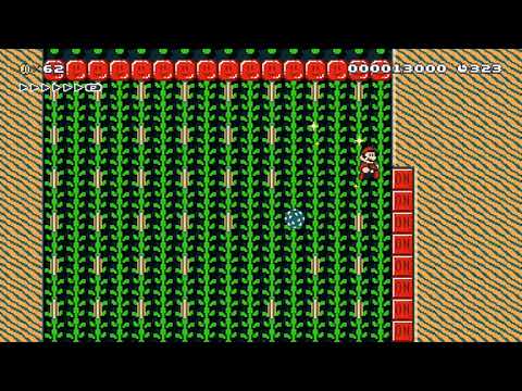 Spike ball night tower ! by Inigote 🍄 Super Mario Maker 2 #ahh 😶 No Commentary