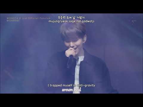MONSTA X - GRAVITY [Han + Rom + Engsub] Lyrics