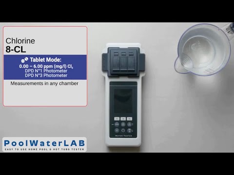 PoolWaterLAB - Ultimate Pool Water Tester - chlorine measurement