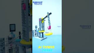 AI TOWER CRANE #techcompany #robot #capacitorsinseriesandparallel
