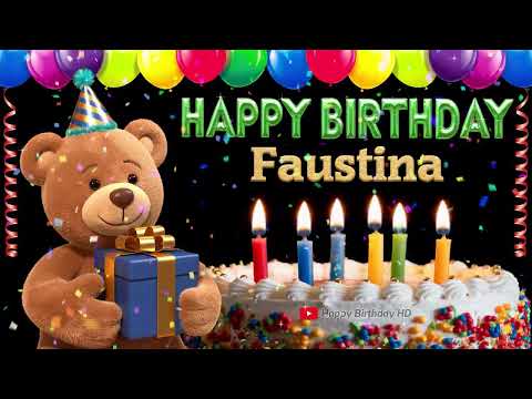 Faustina Happy birthday To You - Happy Birthday song name Faustina 🎁 🎂