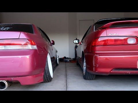 Camber kit install on the Integra!