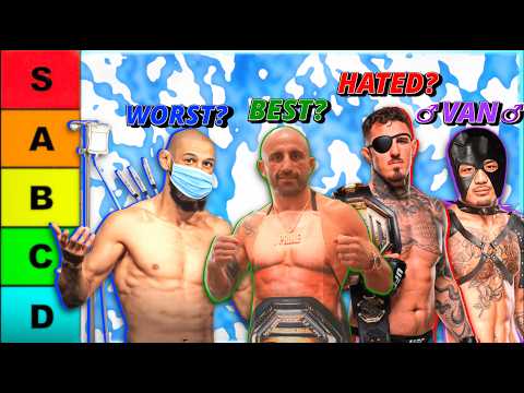 ALL of the UFC Champions Ranked from WORST to BEST (Tier list)