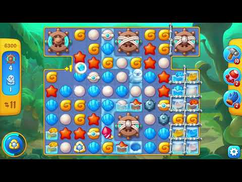 [FISHDOM Walkthrough] Level 6300 Super Hard (Qua màn - Fishdom)