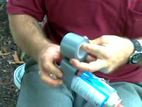 Salute and full butane can