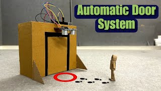 DIY Automatic Door System with Ultrasonic Sensor & Servo Motor! 🚪🤖 (Live Demo)