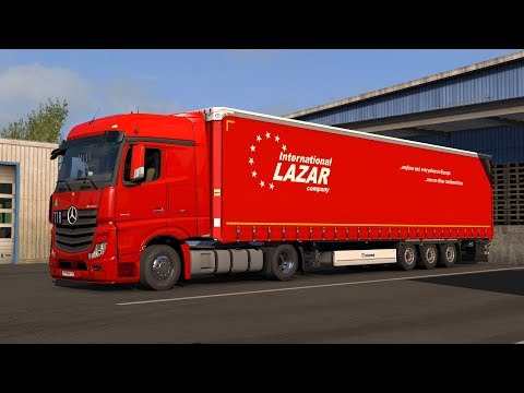 ETS 2 1.35 - ProMods 2.41 - Mercedes Actros 1852 edit by Alex - Trip: Åre - Trondheim
