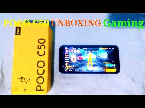 Poco C50 unboxing and Gaming test  MediaTek Helio A22 processor