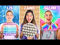 DIY IJS Vs ZAND Vs SLIJM POP IT MAKEN Fidget Toy Challenge 308