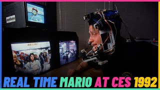 Real Time Mario At CES 1992.
