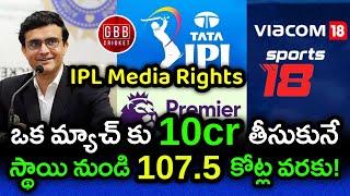 IPL 2022 Broadcaster Media Rights Explained In Telugu | GBB Cricket