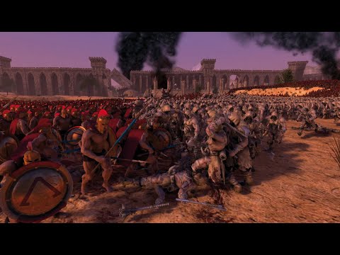 10,000 ROMANS VS 10,000 PERSIANS VS 10,000 SPARTANS VS 10,000 WILD MEN - UEBS