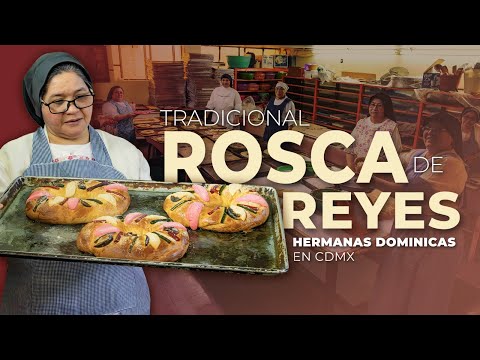 La tradicional Rosca de Reyes de las hermanas dominicas en CDMX