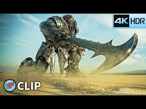 Megatron "I Want My Crew" Scene | Transformers The Last Knight (2017) 4K HDR Movie Clip