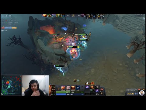 DREW KE MOCEL : "HAHHH LO LAGI DI AQUARIUM? MIC LU CACAT BANGET NJIRR" - DOTA 2