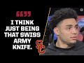 2022 NFL Combine: USC Receiver Drake London Gets it ALL Done [Full Interview] | CBS Sports HQ