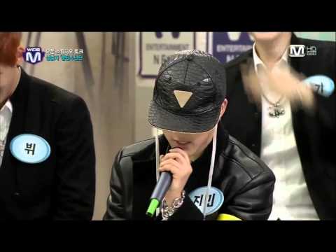 [SUB ESPAÑOL] Jimin (BTS) imita a Taeyang (BIGBANG) 140213