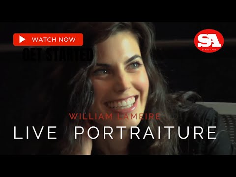 William Lameire || Portrait Artist || Portrait Painting Demonstration and Solo Show at Canada Place