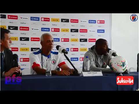 HAITI – GOLD CUP 2019 – KONFERANS AVAN MATCH