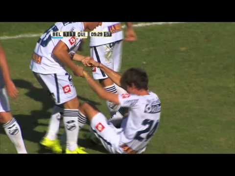 Gol de Imperiale. Belgrano 1 - Quilmes 1. Fecha 13. Primera División 2016.