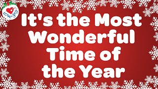 It's the Most Wonderful Time of the Year with Lyrics 🎄 Christmas Songs and Carols