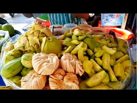 Popular Snack In Phnom Penh - Tamarind Selling At Boeung KengKong Market