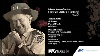 Memorial service for Charles Arthur Husking