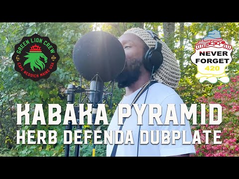 Dubplate Sessions: Kabaka Pyramid sings "Herb Defenda" for NF420 at Reggae Garden