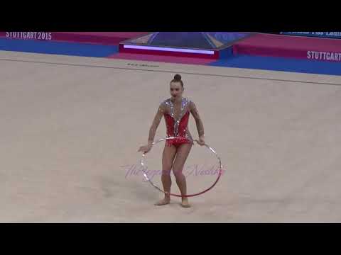 Patricia BEZZOUBENKO (CAN) hoop - 2015 Stuttgart worlds Qualifs