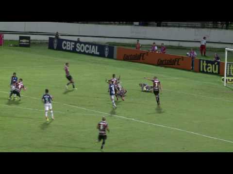 Replay - Santa Cruz 4X1 Cruzeiro-MG - Brasileirão 26 05 16 TV Jornal/SBT
