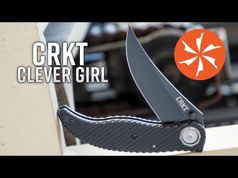 CRKT Clever Girl Tactical EDC Folding Knife Available at KnifeCenter.com