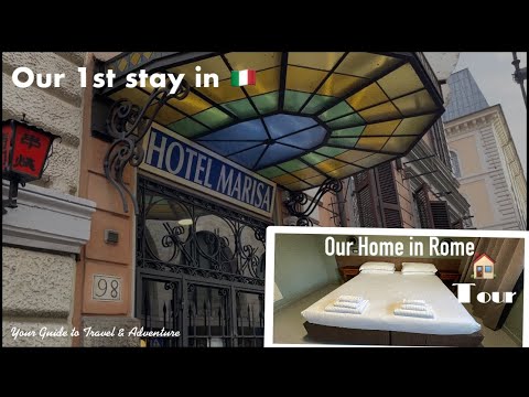 बिलकुल स्टेशन के पास मिल गया हमें होटल | Hotel Tour in Hindi | Our 1st stay in Rome, Italy #travel