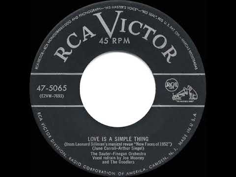 1952 Sauter-Finegan Orch. - Love Is A Simple Thing (Joe Mooney & group, vocal)