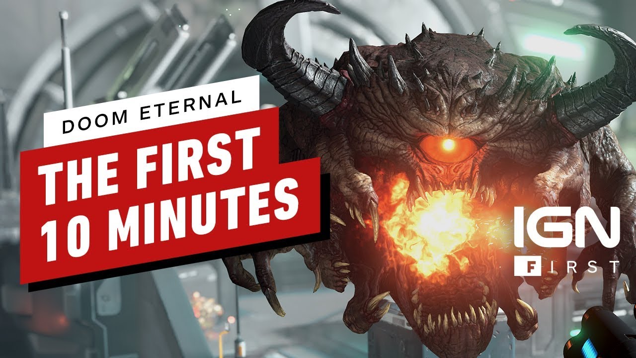 The First 10 Minutes of DOOM Eternal (4K/60fps) - IGN First - YouTube