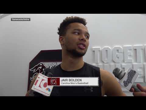 Men's Basketball - Jair Bolden speaks to members of the media (8/1/18)