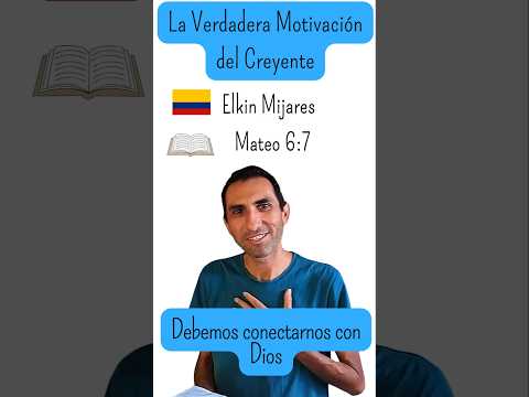 Debemos conectarnos con Dios; Mateo 6:7.