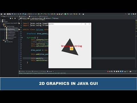 Java GUI Tutorial #34 - 2D Graphics In Java GUI