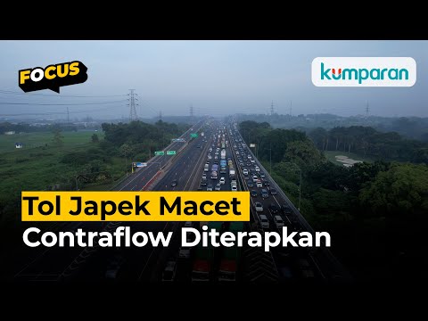 Kemacetan di Tol Japek KM 39 & KM 48 Pagi Ini, Contraflow Berlaku di KM 47