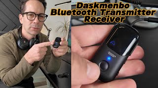 Daskmenbo Bluetooth Audio Transmitter Receiver Demo and Review