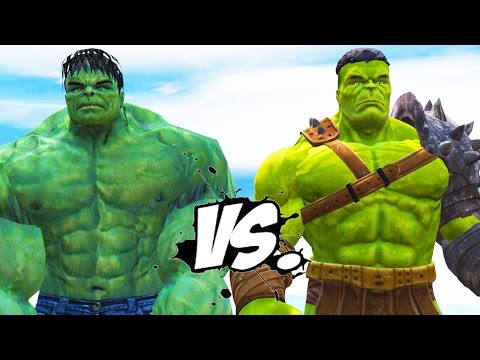 THE INCREDIBLE HULK VS PLANET HULK - EPIC BATTLE