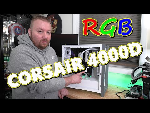 CORSAIR 4000D AIRFLOW WHITE ADDITION - RGB