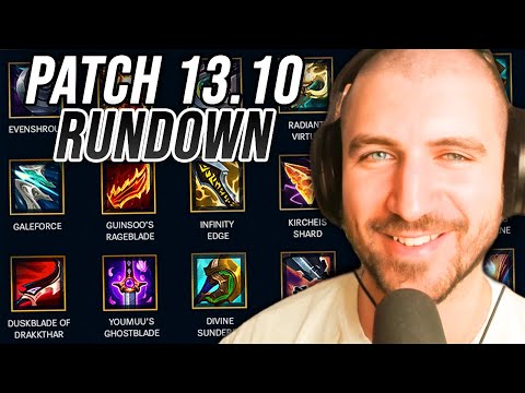 THE BIGGEST PATCH IN THE HISTORY OF LEAGUE - Patch 13.10 Rundown | YamatoCannon