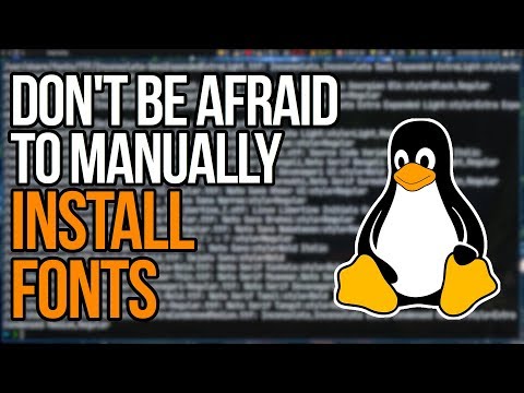 Manually Installing Fonts On Linux Is Actually Really Easy