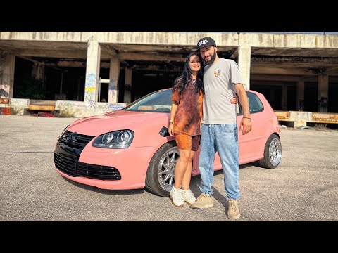 Η ΑΠΟΚΑΛΥΨΗ ΤΟΥ PINK PIG GOLF LOOK R32 ΣΤΗΝ ΕΛΕΝΗ ΚΑΙ Η ΑΝΤΙΔΡΑΣΗ ΤΗΣ ! | PIMPMYGFCAR