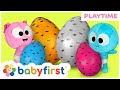 Educational Videos For Kids Giant Surprise Egg W GooGoo GaaGaa Learning Shapes BabyFirst TV