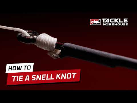 How-To Tie a Snell Knot Tutorial - Learn How To Tie The Best Knot For Flipping and Punching