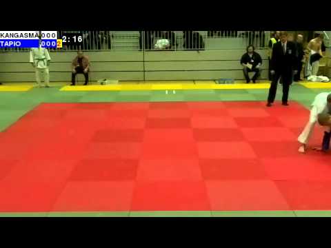Judo U21 SM 2014: M21-66: KANGASMÄKI - TAPIO
