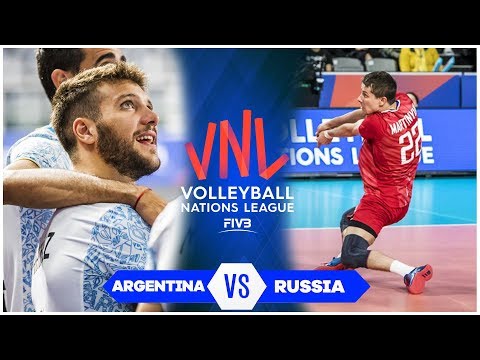 Argentina vs Russia | Match Highlights | Men's VNL 2019 (HD)