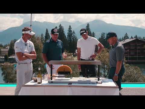 Omega European Masters 2021 - Making Traditional Swiss Raclette with Scott Hend & Raphaël Jacquelin